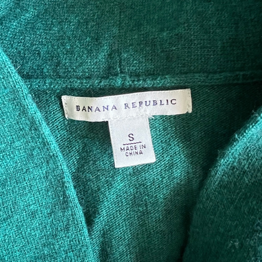 Banana Republic Green Wool blend Sweater Dress - Picture 5 of 6